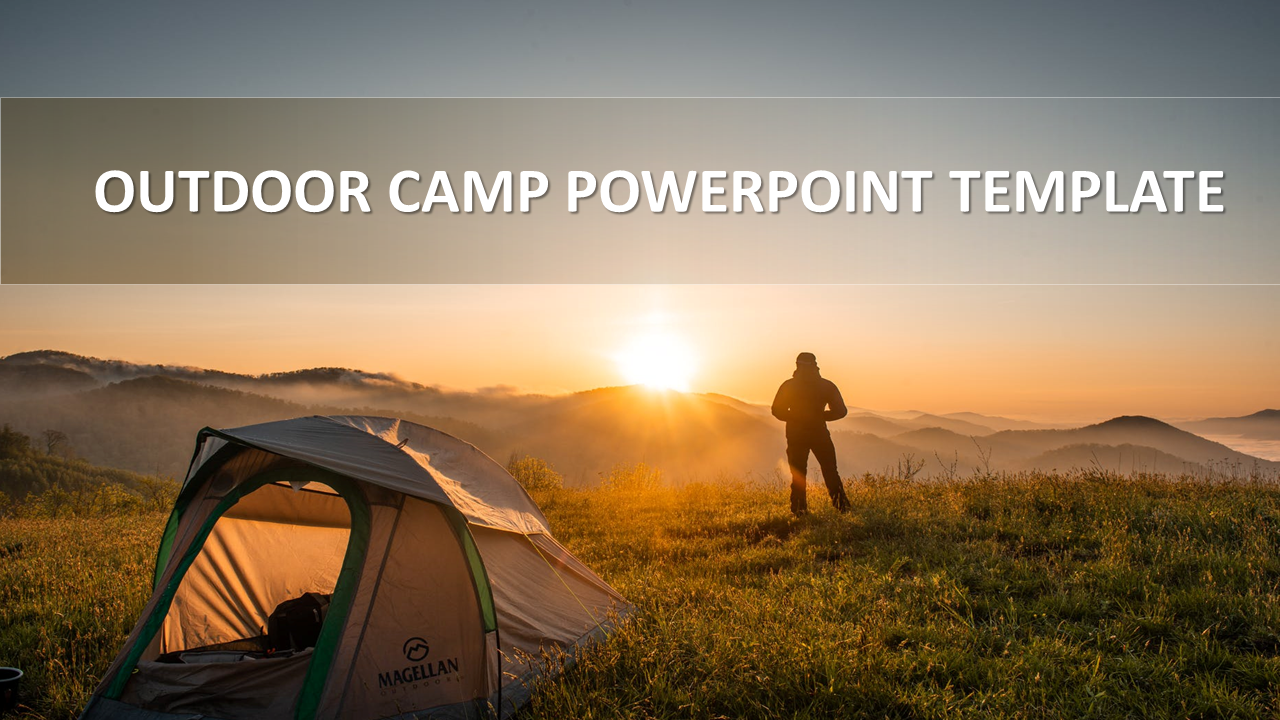 Outdoor Camp PowerPoint Template Presentation Designs Slides